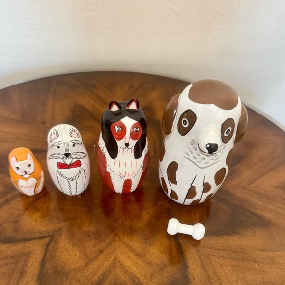 Other - Animal Dog Russian Nesting Dolls Set
Matryoshka Babushka Dogs